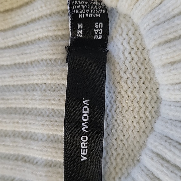 Vero moda Cream Sweater Sz M - Picture 4 of 4